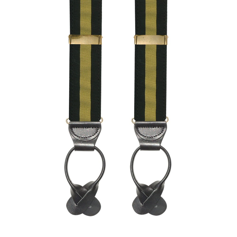 Black &amp; Gold Grosgrain Ribbon Brace