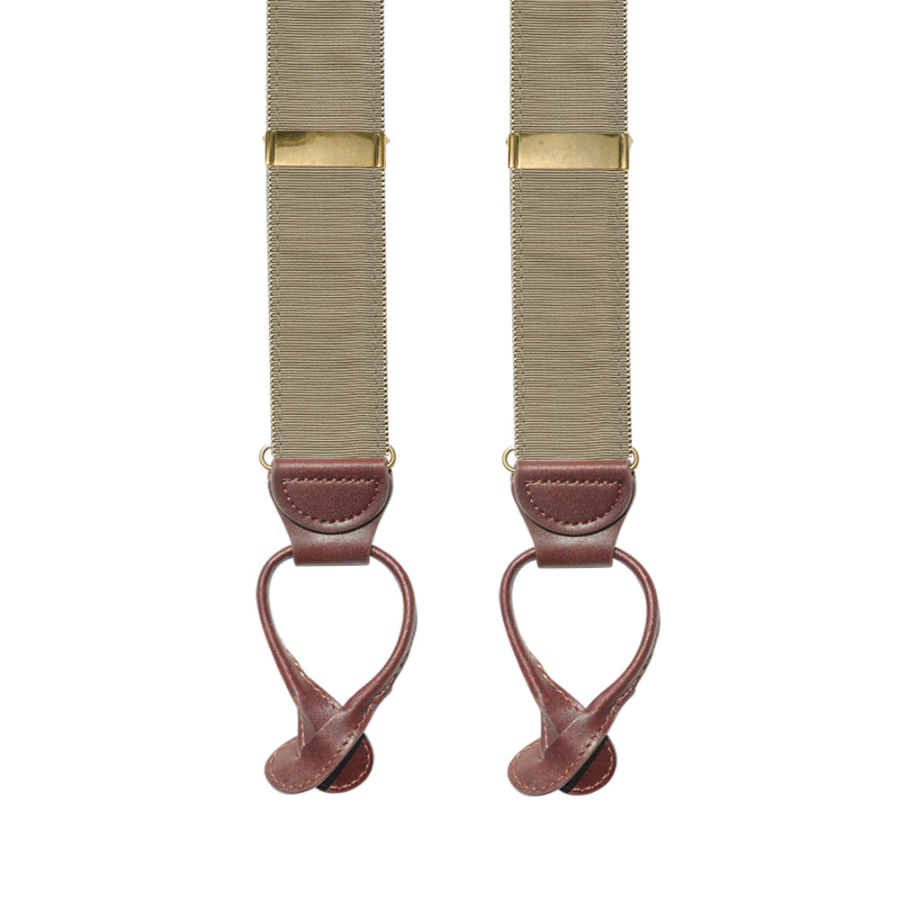 Tan Grosgrain Ribbon Brace