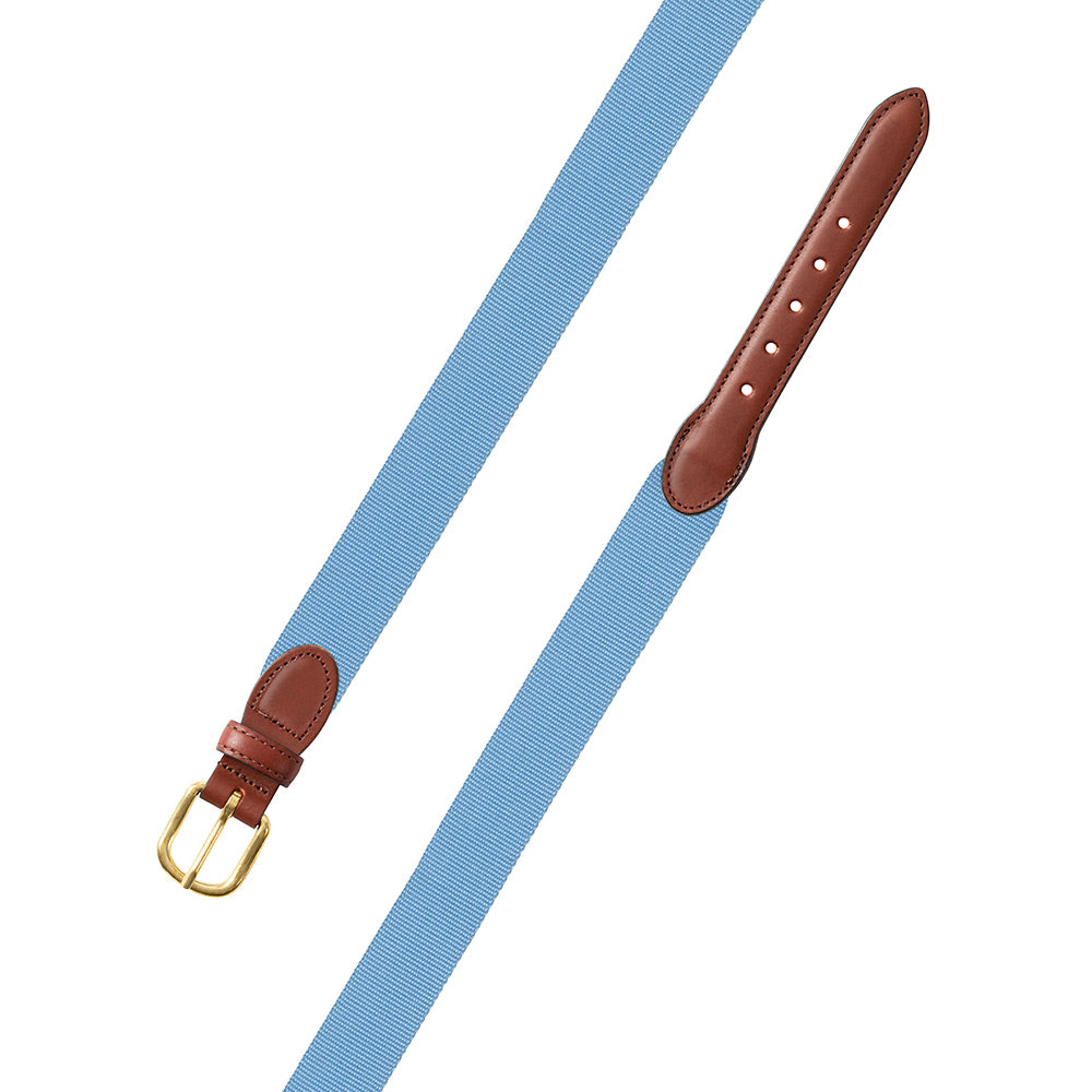 Textured Light Blue Belgian Surcingle Children&#39;s Belt