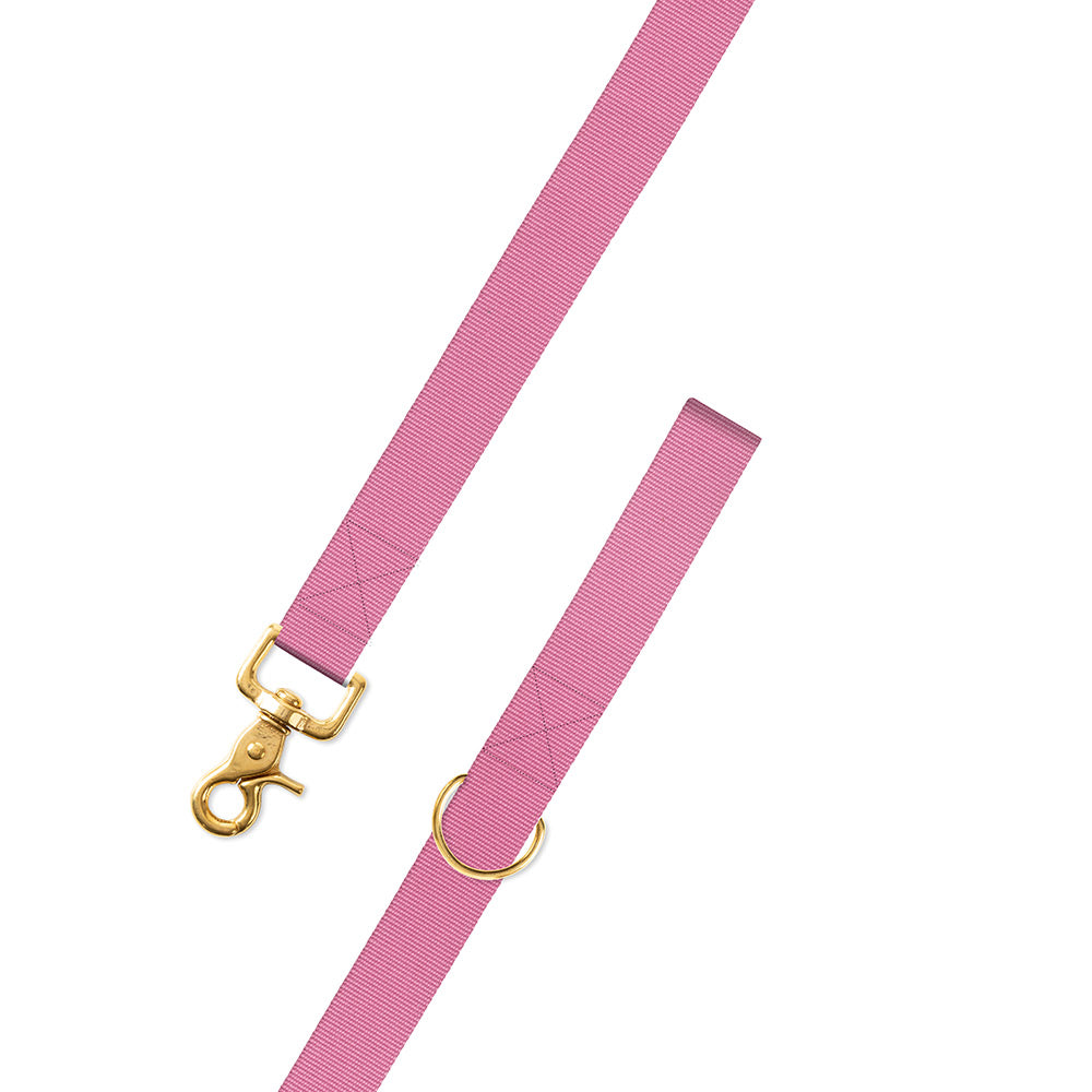 Textured Pink Belgian Surcingle Dog Leash