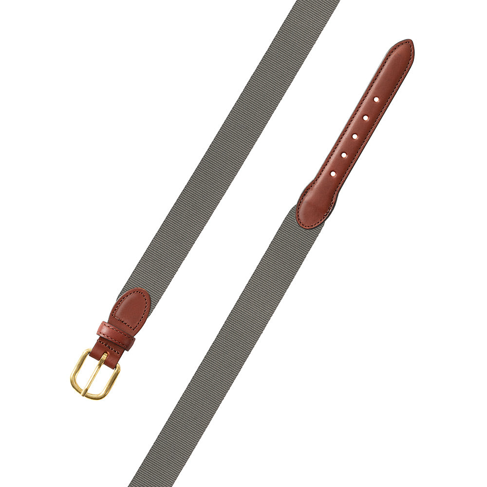 Textured Gray Belgian Surcingle Children&#39;s Belt