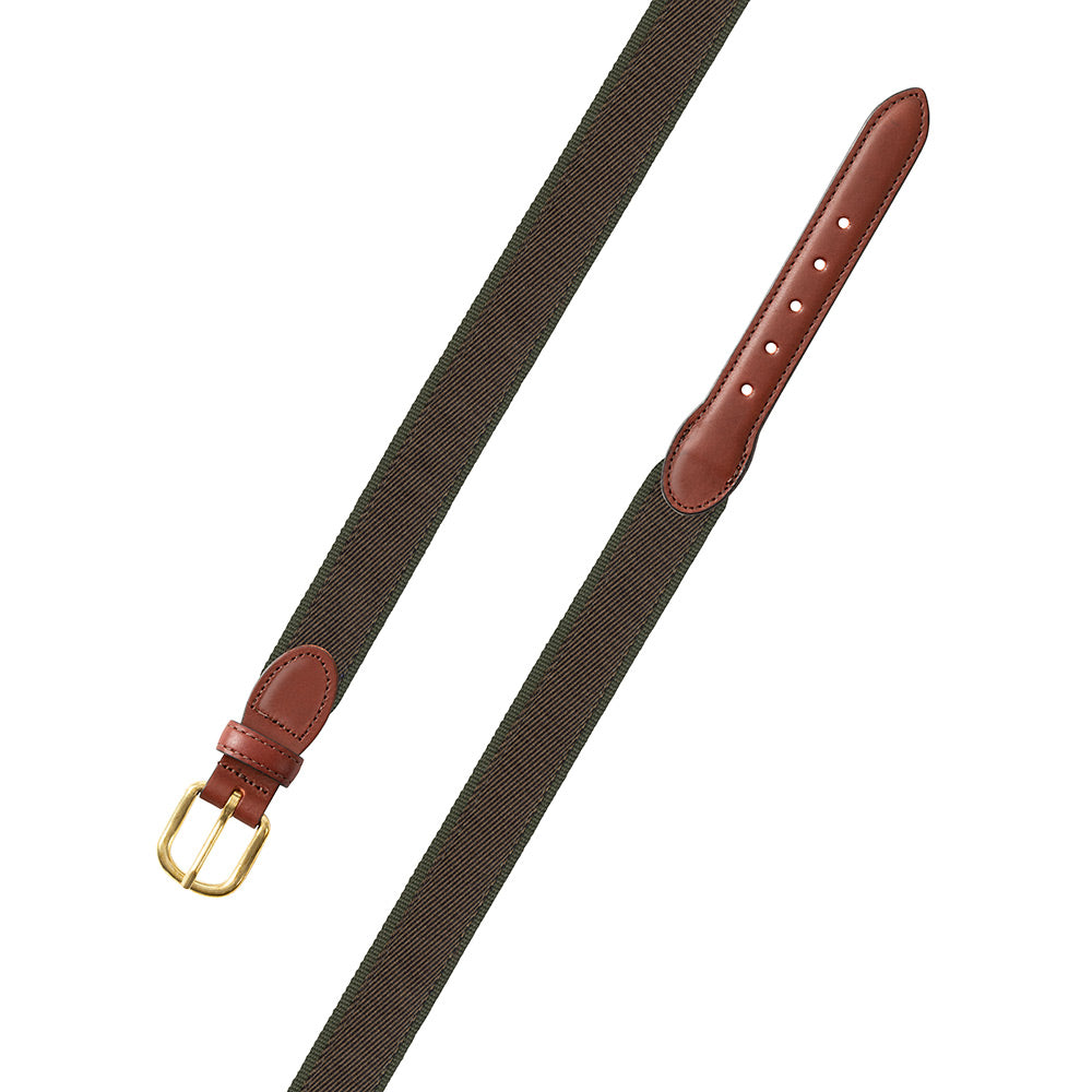 Charcoal Herringbone Children&#39;s Belt