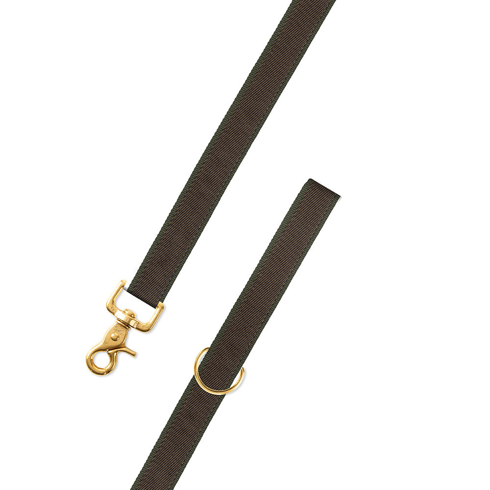 Charcoal Herringbone Dog Leash