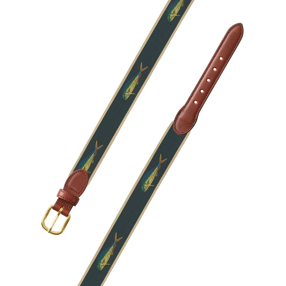Green Dolphin Motif Children&#39;s Belt