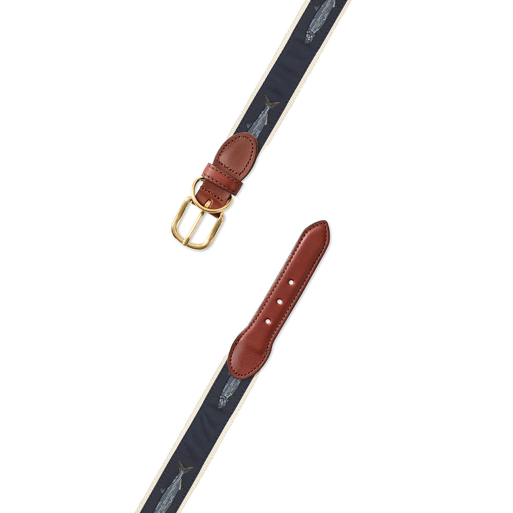 Tarpon Motif Dog Collar