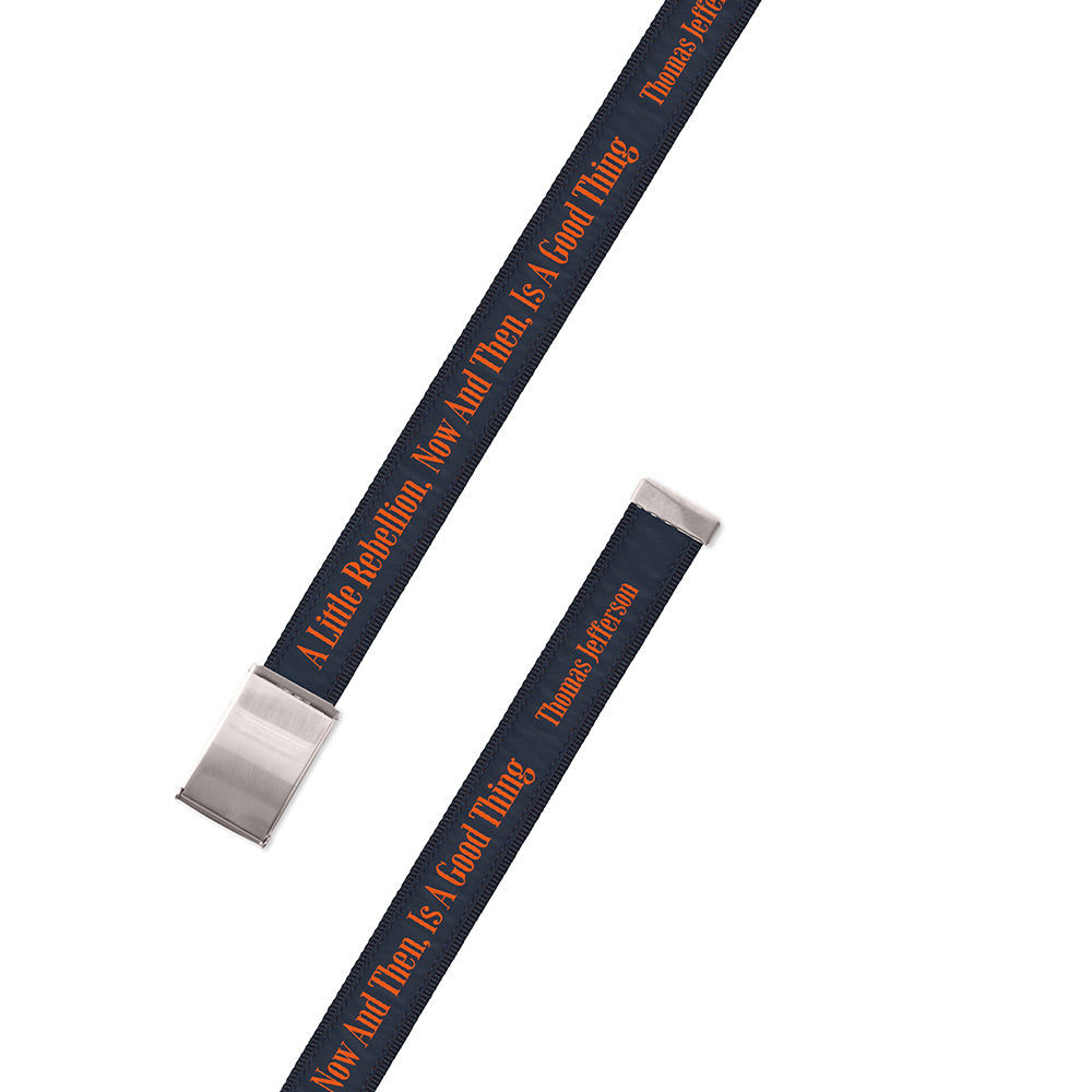 A Little Rebellion Bespoken Motif Military Buckle Belt