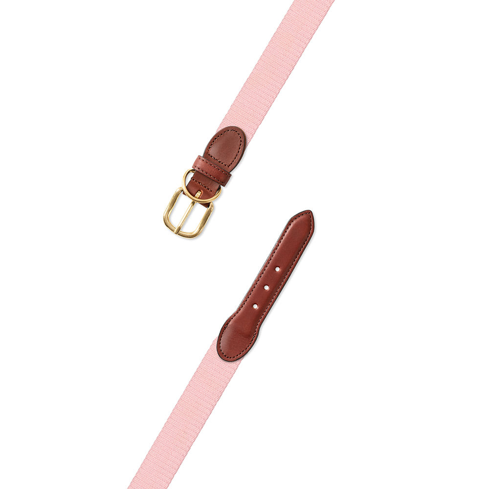 Pale Pink Surcingle Dog Collar