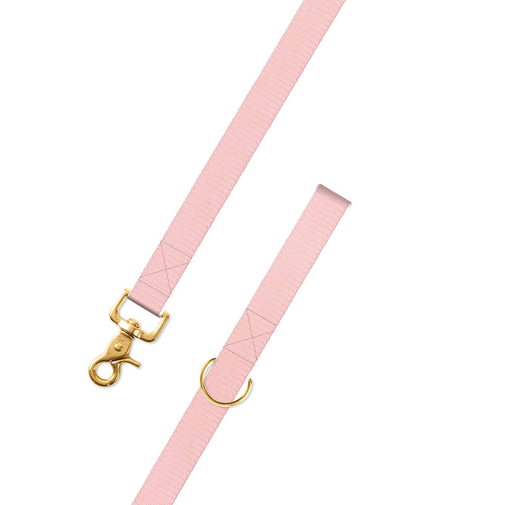 Pale Pink Surcingle Dog Leash