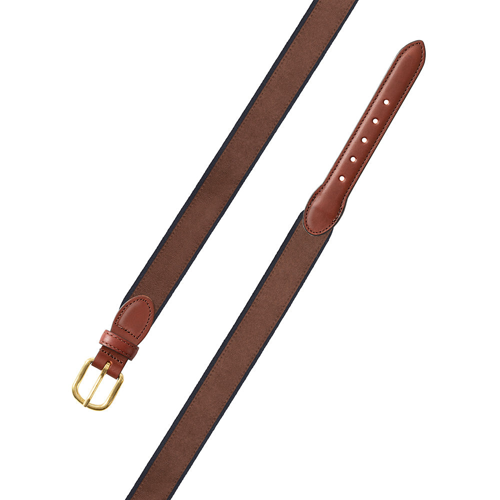 Dark Brown on Navy Suede Children&#39;s Belt
