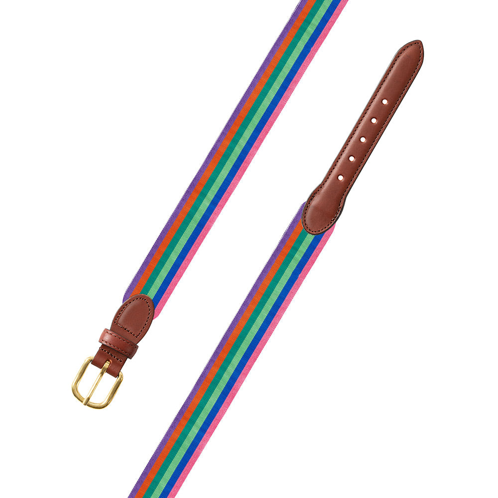 Multicolored Grosgrain Ribbon Children&#39;s Belt