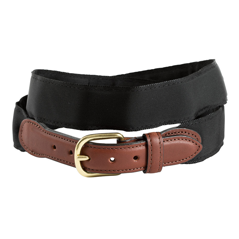 ベルト Nylon cotton grosgrain sash belt Black Sash Belt | Diane Kroe